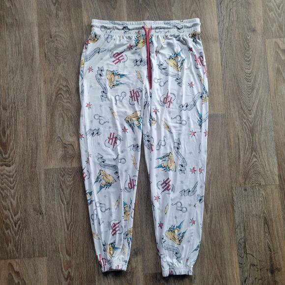Harry Potter Sleep Lounge Pants Size Medium - Picture 1 of 8